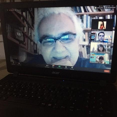 Milton Hatoum ministra histórica Aula Magna para novos alunos do Curso de Formação de Escritores