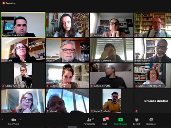 Versão Online do Curso Livre de Formação de Escritores começa com participantes de todo o país